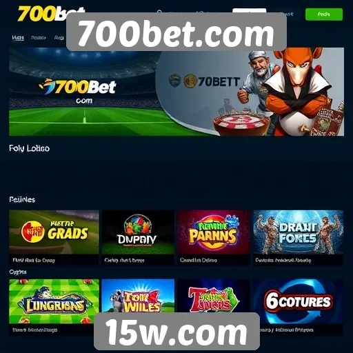 Análise da diversidade de jogos no 700bet.com